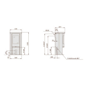 Contura 520 måltegning