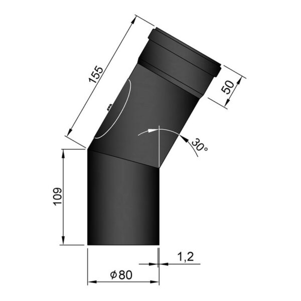 Bøjning 30 Ø80