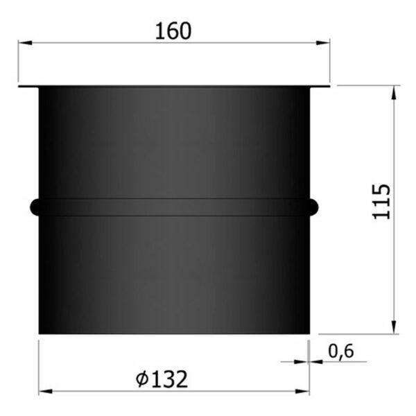 Terma-tech-murboesning-enkelt-sort-black