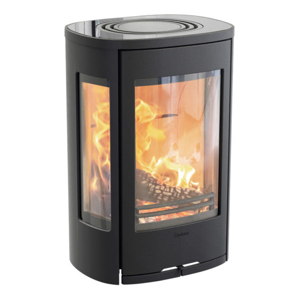 Contura 856W Style sort glastop