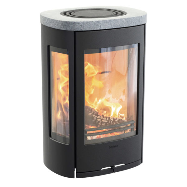 Contura 856W Style sort fedtstenstop