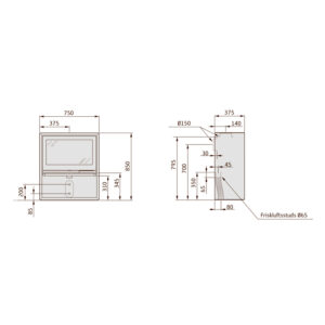 Contura 320 måltegning