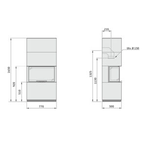 Contura i51 måltegning