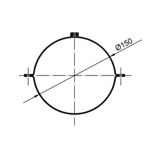 TermaTech Rørholdersæt Ø150 mm