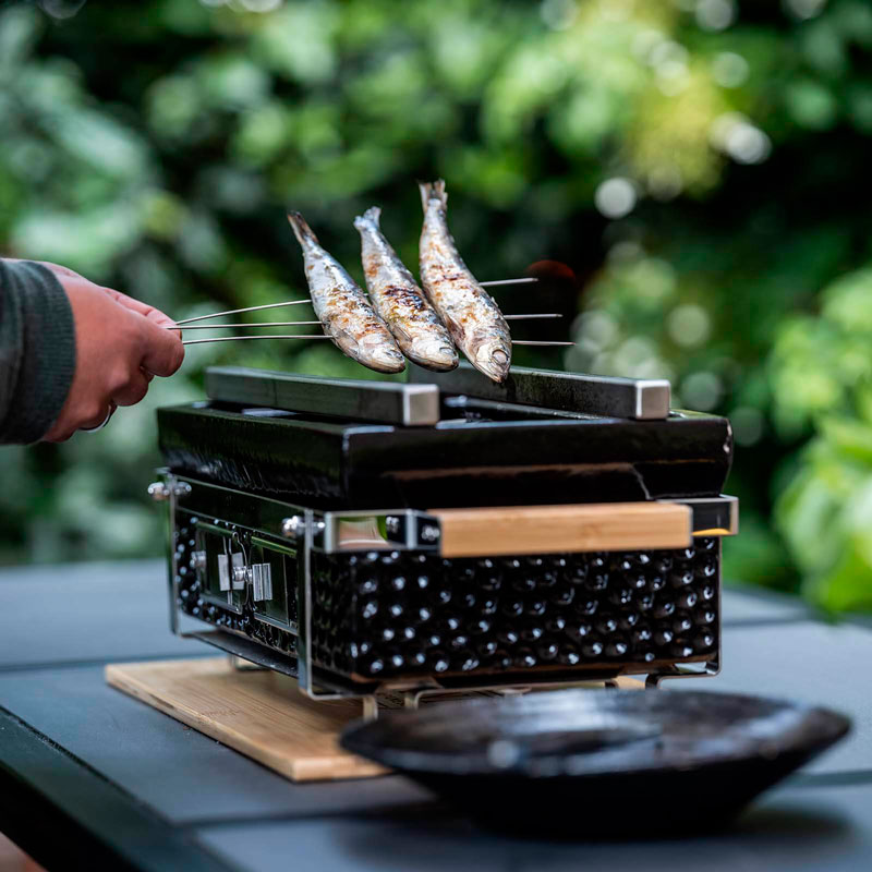 Yakiniku Shichirin Ceramic Grill Regtangular Køb hos Pejsen