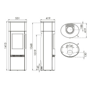 TermaTech TT21RHS-HST tegning