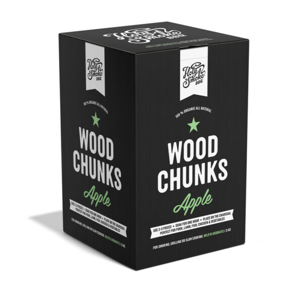 Holy Smoke BBQ Wood Chunks Æble