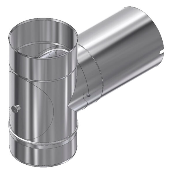 T-stykke 87 gr m. renselem