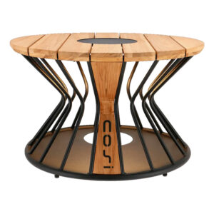 Cosilumia Round Ø70 Black/Teak
