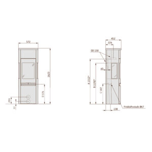 Contura 996t måltegning