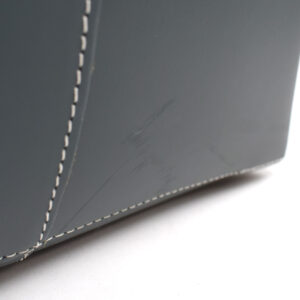 Ørskov Brændekurv Læder Støvet blå | Udstillingsmodel