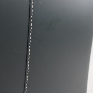 Ørskov Brændekurv Læder Støvet blå | Udstillingsmodel