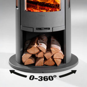 Drejeplade, sort Contura 500